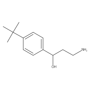 (1S)-3-amino-1-(4-tert-butylphenyl)propan-1-ol Structure