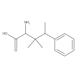 2-Amino-3,3-dimethyl-4-phenylpentanoic acid Structure