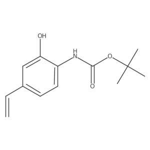 tert-butyl N-(4-ethenyl-2-hydroxyphenyl)carbamate Structure