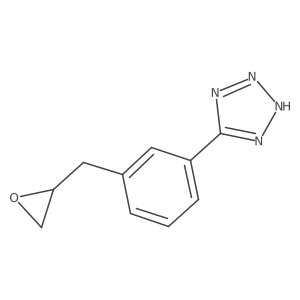 5-{3-[(oxiran-2-yl)methyl]phenyl}-1H-1,2,3,4-tetrazole Structure