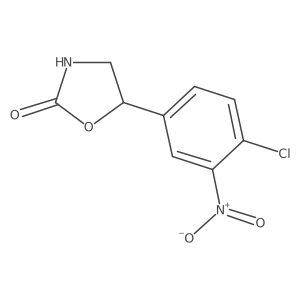 5-(4-Chloro-3-nitrophenyl)-1,3-oxazolidin-2-one Structure
