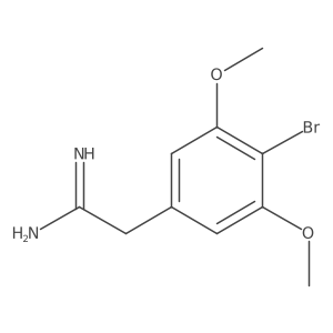 2-(4-Bromo-3,5-dimethoxyphenyl)ethanimidamide结构式