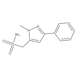 (1-methyl-3-phenyl-1H-pyrazol-5-yl)methanesulfonamide结构式