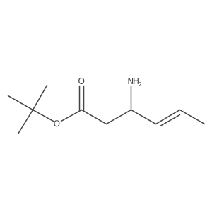 1,1-Dimethylethyl 3-amino-4-hexenoate Structure