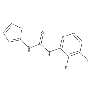 1-(2,3-Difluorophenyl)-3-(thiophen-2-yl)urea Structure