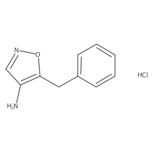 5-Benzyl-1,2-oxazol-4-amine;hydrochloride结构式
