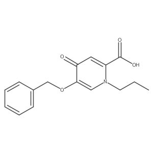 5-(Benzyloxy)-4-oxo-1-propyl-1,4-dihydropyridine-2-carboxylic acid结构式