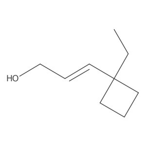 (E)-3-(1-ethylcyclobutyl)prop-2-en-1-ol Structure