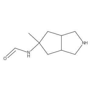 Rel-N-((3aR,5s,6aS)-5-methyloctahydrocyclopenta[c]pyrrol-5-yl)formamide Structure