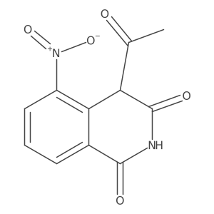 4-Acetyl-5-nitro-2,4-dihydroisoquinoline-1,3-dione Structure