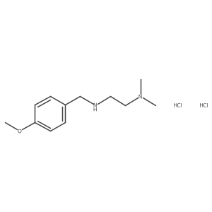 [2-(Dimethylamino)ethyl][(4-methoxyphenyl)methyl]amine dihydrochloride结构式