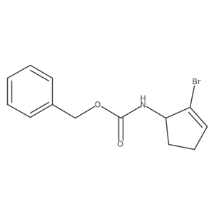 benzyl N-(2-bromocyclopent-2-en-1-yl)carbamate Structure