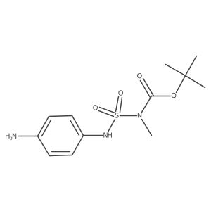 tert-butyl N-[(4-aminophenyl)sulfamoyl]-N-methylcarbamate Structure