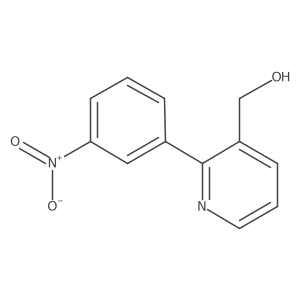 3-(3-Hydroxymethylpyridin-2-yl)nitrobenzene结构式