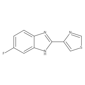 4-(5-fluoro-1H-benzo[d]imidazol-2-yl)thiazole Structure