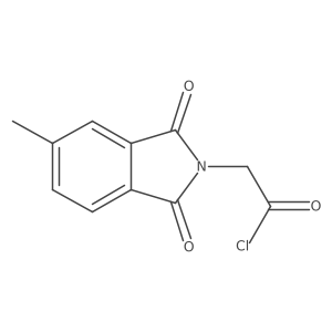 1,3-Dihydro-5-methyl-1,3-dioxo-2H-isoindole-2-acetyl chloride结构式