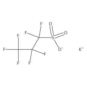Potassium heptafluoropropanesulfonate Structure
