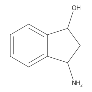 (1R,3S)-3-Amino-2,3-dihydro-1H-inden-1-ol Structure