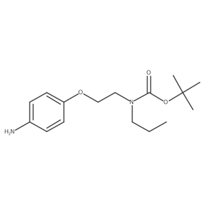 Tert-butyl 2-(4-aminophenoxy)ethylpropylcarbamate Structure