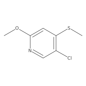 5-Dichloro-2-methoxy-4-(methylthio)pyridine Structure