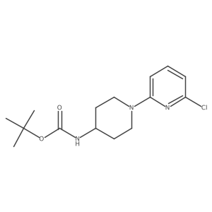 Tert-butyl 1-(6-chloropyridin-2-yl)piperidin-4-ylcarbamate结构式