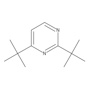 2,4-Bis(1,1-dimethylethyl)pyrimidine Structure
