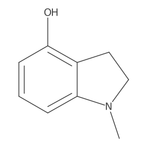 1H-Indol-4-ol, 2,3-dihydro-1-methyl-结构式