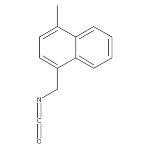 1-(Isocyanatomethyl)-4-methylnaphthalene结构式