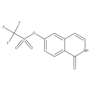 1-Oxo-1,2-dihydroisoquinolin-6-yl trifluoromethanesulfonate Structure