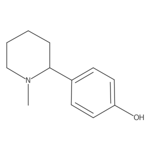 4-(1-Methyl-2-piperidinyl)phenol Structure