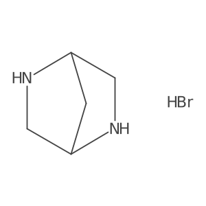 2,5-Diazabicyclo[2.2.1]heptane hydrobromide结构式