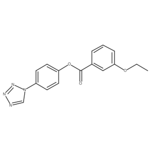 4-(1H-tetrazol-1-yl)phenyl 3-ethoxybenzoate Structure