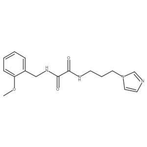 N1-(3-(1H-imidazol-1-yl)propyl)-N2-(2-methoxybenzyl)oxalamide Structure