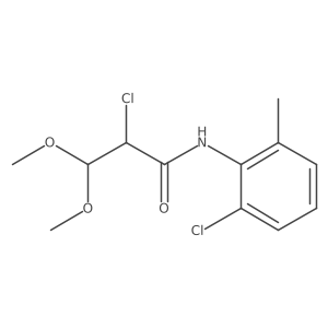 2-chloro-N-(2-chloro-6-methylphenyl)-3,3-dimethoxypropanamide Structure