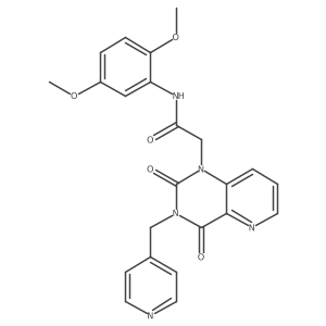 N-(2,5-dimethoxyphenyl)-2-(2,4-dioxo-3-(pyridin-4-ylmethyl)-3,4-dihydropyrido[3,2-d]pyrimidin-1(2H)-yl)acetamide Structure