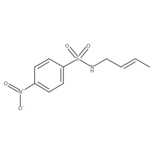 N-2-Buten-1-yl-4-nitrobenzenesulfonamide Structure