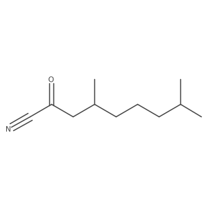 4,8-Dimethyl-2-oxononanenitrile结构式