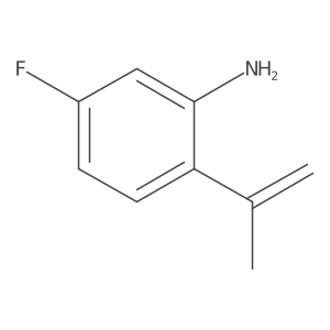 5-Fluoro-2-(1-methylethenyl)benzenamine结构式