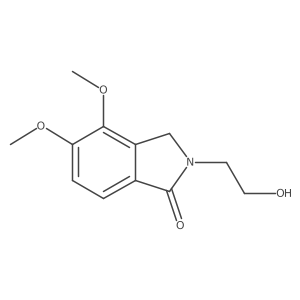 1h-Isoindol-1-one,2,3-dihydro-2-(2-hydroxyethyl)-4,5-dimethoxy- Structure