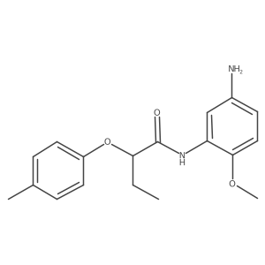 N-(5-Amino-2-methoxyphenyl)-2-(4-methylphenoxy)-butanamide Structure