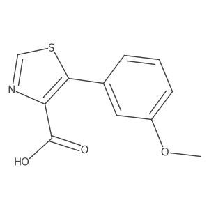 5-(3-Methoxy-phenyl)-thiazole-4-carboxylic acid Structure
