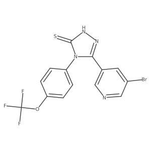 C14H8BrF3N4OS结构式
