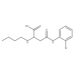 4-((2-Bromophenyl)amino)-2-(butylamino)-4-oxobutanoic acid结构式