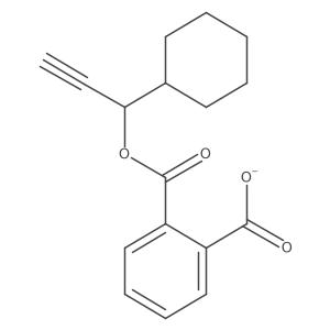 1-(1-Cyclohexyl-2-propyn-1-yl) 1,2-benzenedicarboxylate Structure