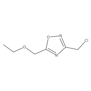 3-(Chloromethyl)-5-(ethoxymethyl)-1,2,4-oxadiazole Structure