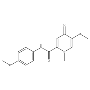 COc1ccc(NC(=O)c2cc(=O)c(OC)cn2C)cc1结构式