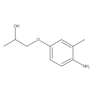 1-(4-Amino-3-methylphenoxy)propan-2-ol结构式