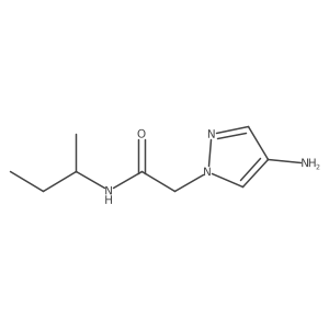 2-(4-Amino-1h-pyrazol-1-yl)-N-(sec-butyl)acetamide结构式