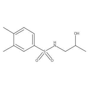 [(3,4-Dimethylphenyl)sulfonyl](2-hydroxypropyl)amine Structure