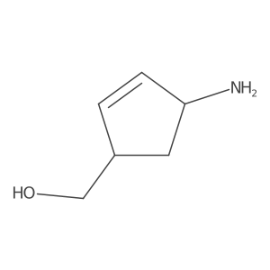 ((1R,4R)-4-Aminocyclopent-2-en-1-yl)methanol Structure